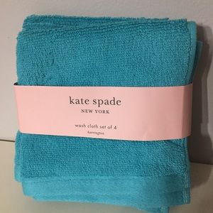 Kate Spade washcloths, NWT